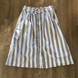 GAP STRIPED SKIRT